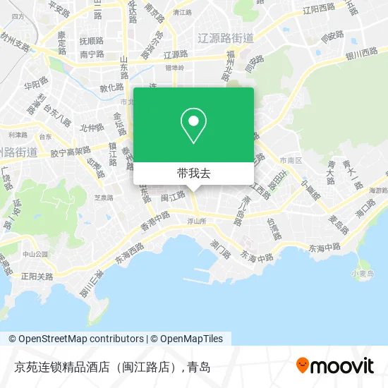 京苑连锁精品酒店（闽江路店）地图