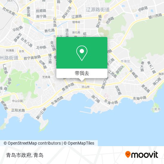 青岛市政府地图