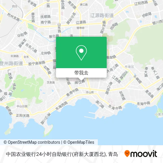 中国农业银行24小时自助银行(府新大厦西北)地图