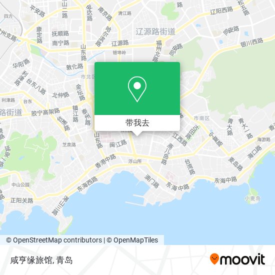 咸亨缘旅馆地图