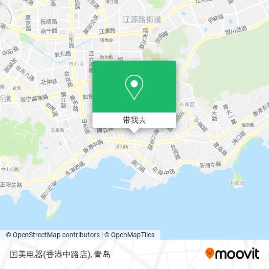 国美电器(香港中路店)地图