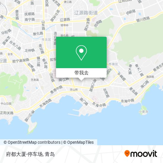 府都大厦-停车场地图