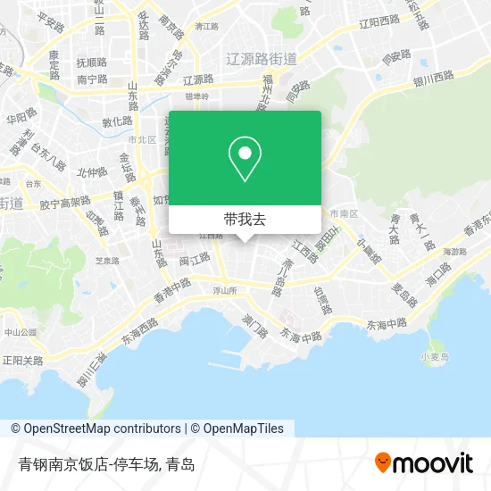 青钢南京饭店-停车场地图