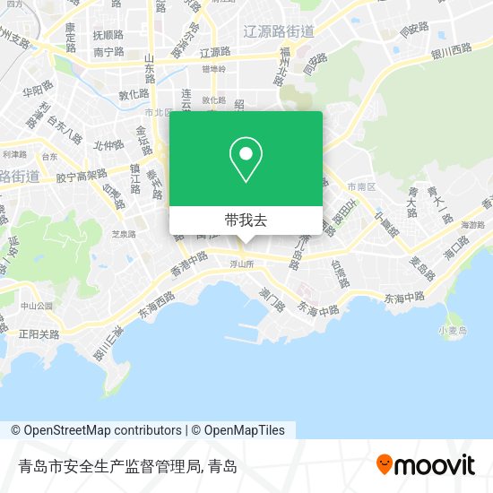 青岛市安全生产监督管理局地图