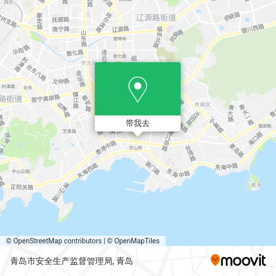 青岛市安全生产监督管理局地图