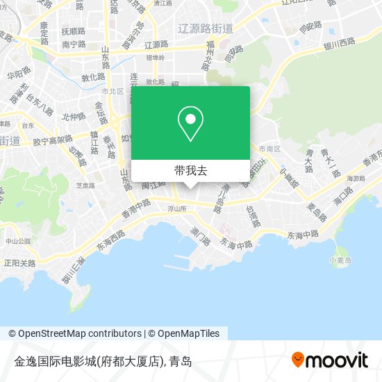 金逸国际电影城(府都大厦店)地图