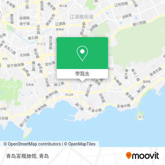 青岛富顺旅馆地图
