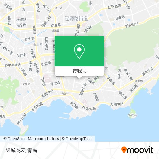 银城花园地图