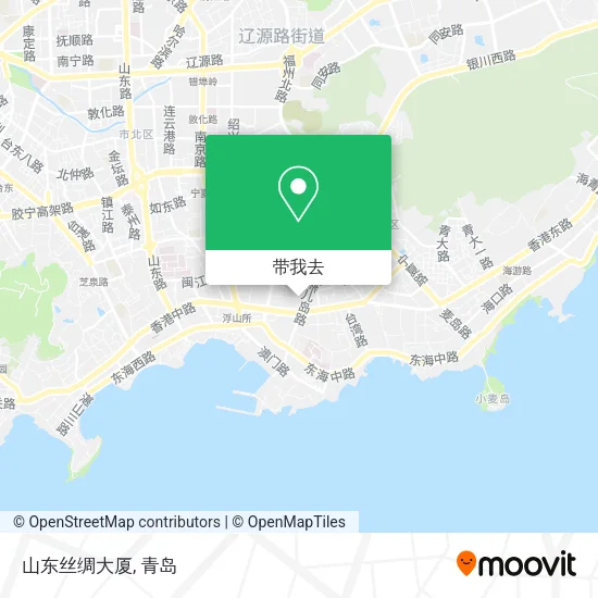 山东丝绸大厦地图