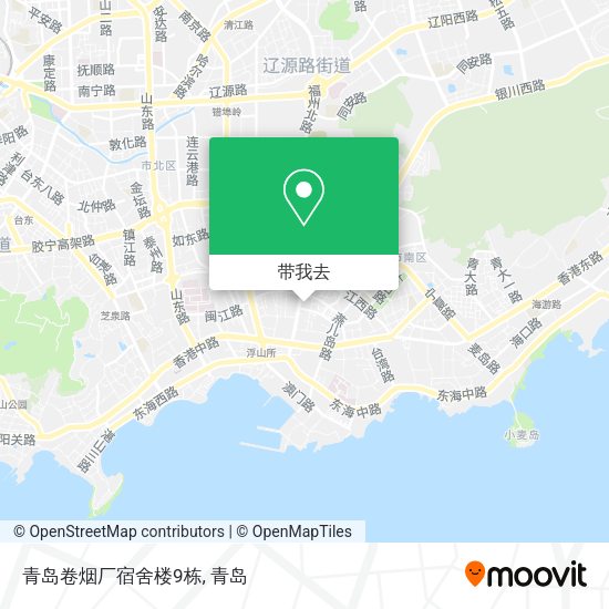 青岛卷烟厂宿舍楼9栋地图