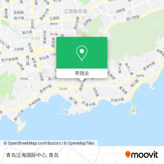青岛泛海国际中心地图
