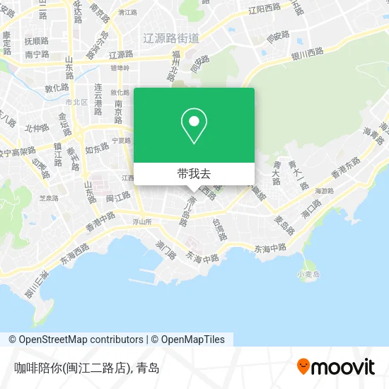 咖啡陪你(闽江二路店)地图