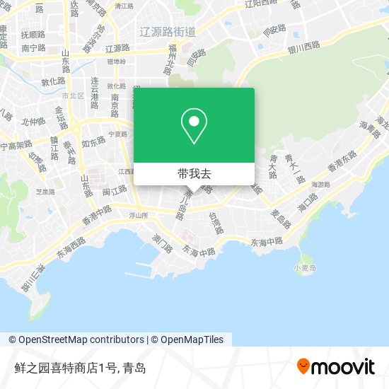 鲜之园喜特商店1号地图