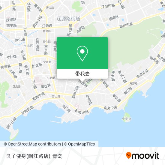 良子健身(闽江路店)地图