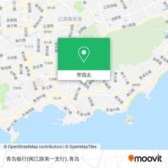 青岛银行(闽江路第一支行)地图