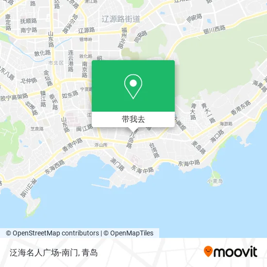 泛海名人广场-南门地图