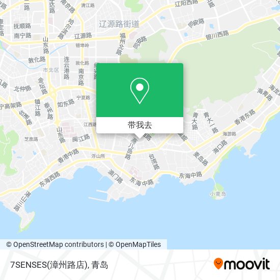 7SENSES(漳州路店)地图