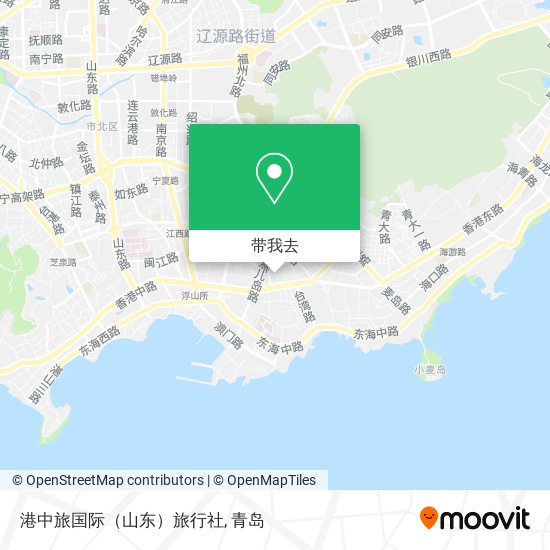 港中旅国际（山东）旅行社地图