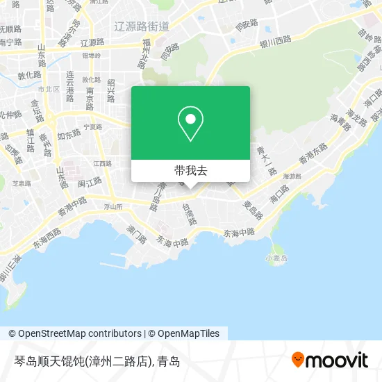 琴岛顺天馄饨(漳州二路店)地图