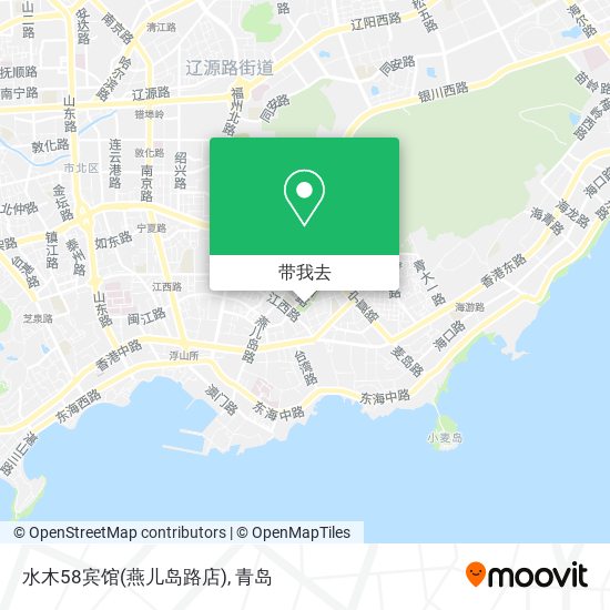 水木58宾馆(燕儿岛路店)地图