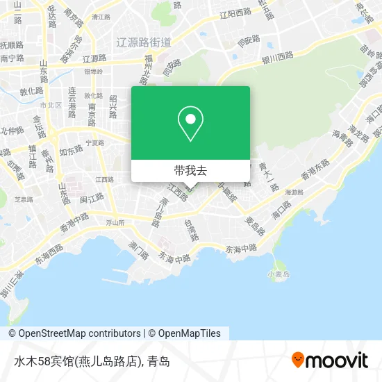 水木58宾馆(燕儿岛路店)地图