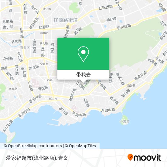 爱家福超市(漳州路店)地图