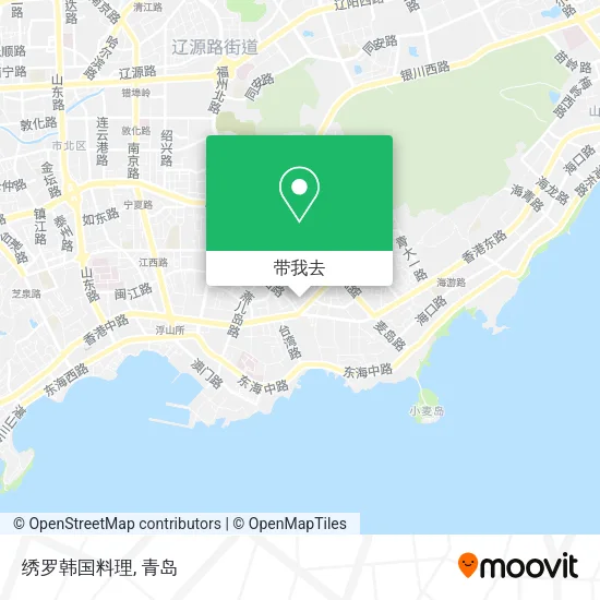 绣罗韩国料理地图