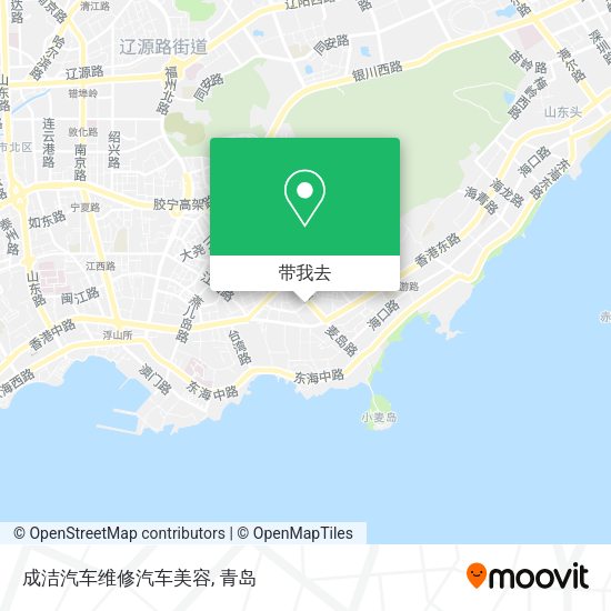 成洁汽车维修汽车美容地图