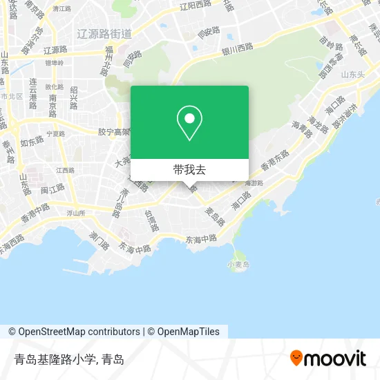青岛基隆路小学地图