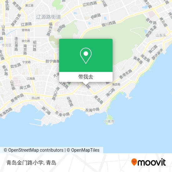 青岛金门路小学地图