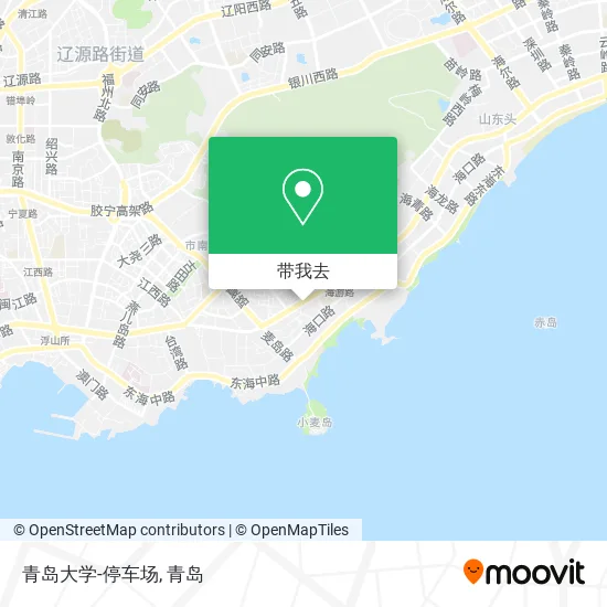 青岛大学-停车场地图