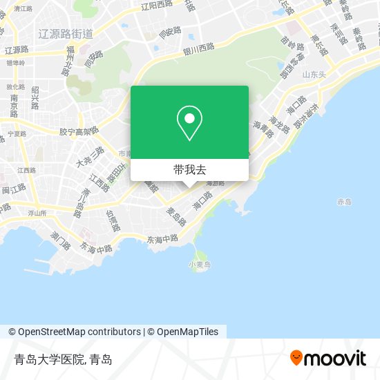 青岛大学医院地图