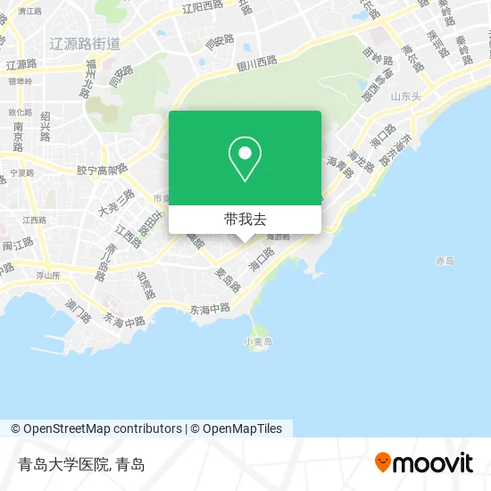 青岛大学医院地图