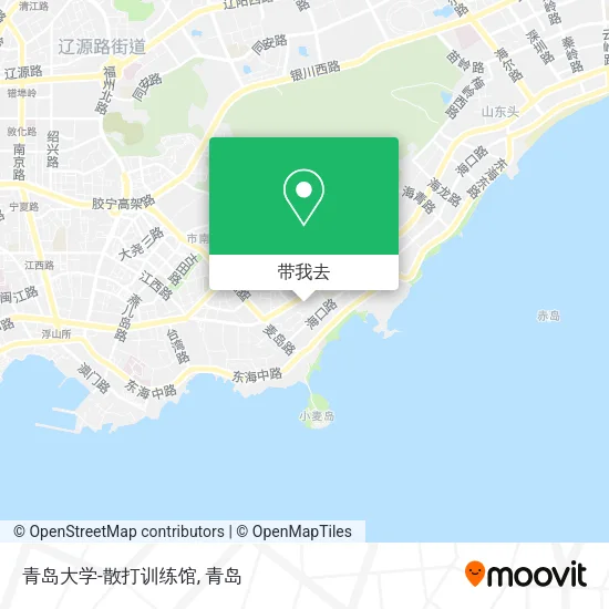 青岛大学-散打训练馆地图
