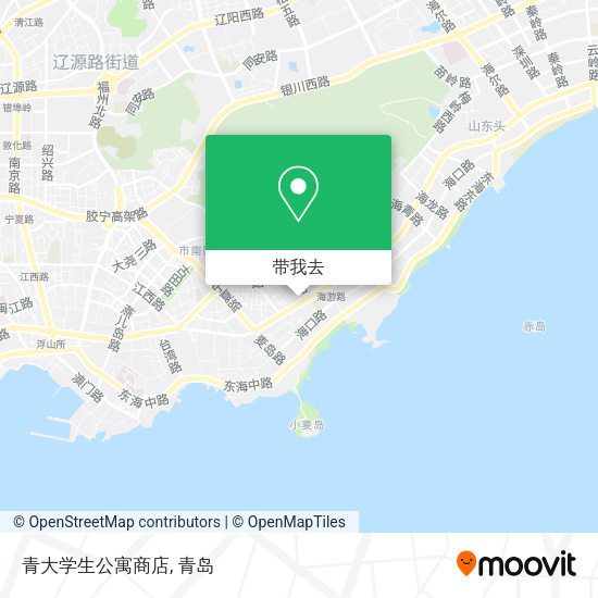 青大学生公寓商店地图