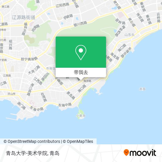 青岛大学-美术学院地图