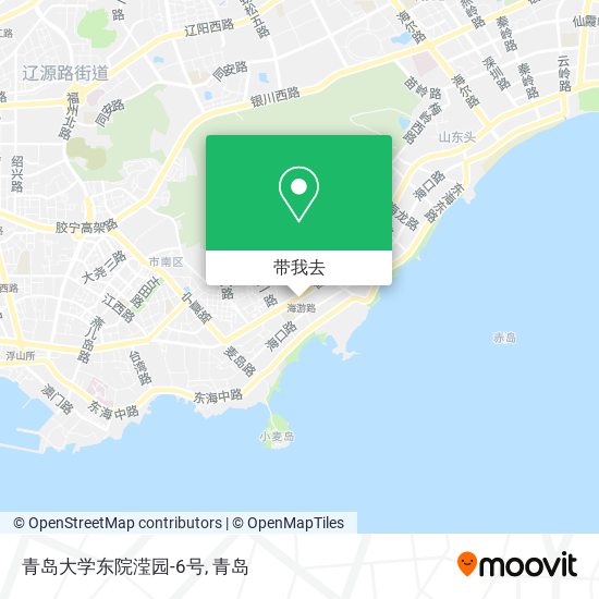 青岛大学东院滢园-6号地图