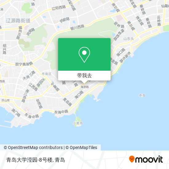 青岛大学滢园-8号楼地图