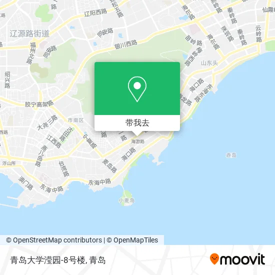 青岛大学滢园-8号楼地图