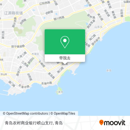 青岛农村商业银行崂山支行地图