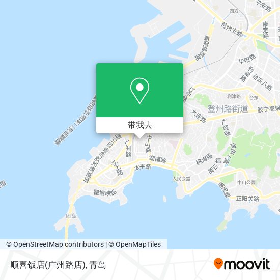 顺喜饭店(广州路店)地图