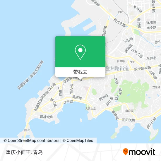 重庆小面王地图