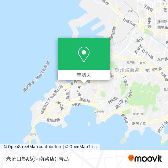 老沧口锅贴(河南路店)地图