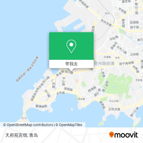 天府苑宾馆地图