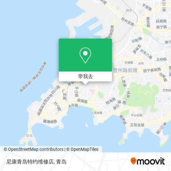 尼康青岛特约维修店地图