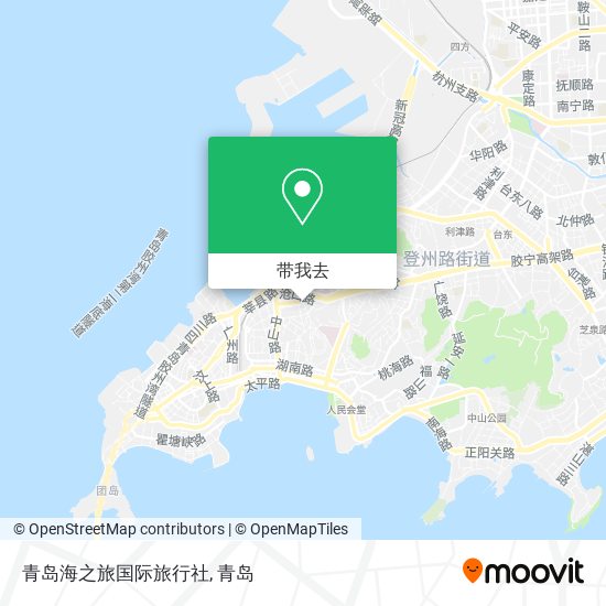 青岛海之旅国际旅行社地图