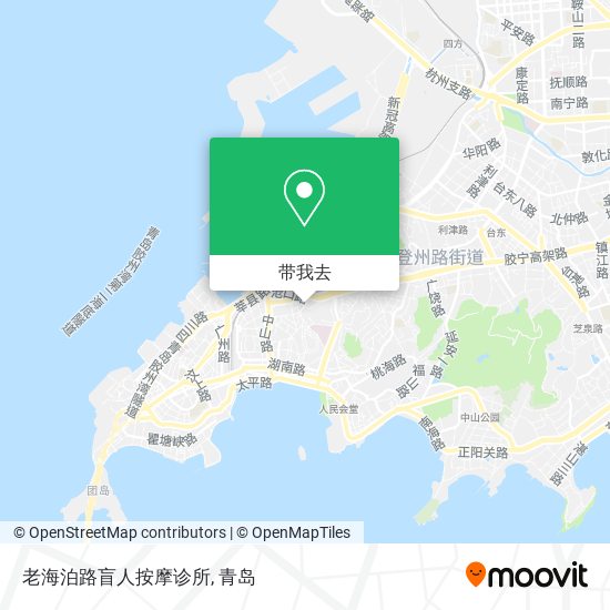 老海泊路盲人按摩诊所地图