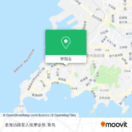 老海泊路盲人按摩诊所地图
