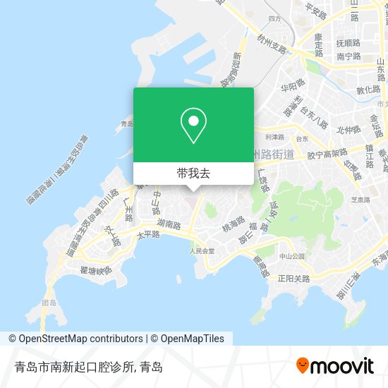 青岛市南新起口腔诊所地图