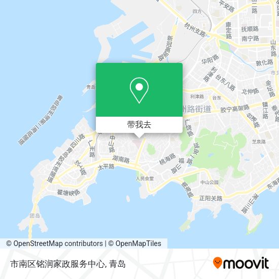 市南区铭润家政服务中心地图